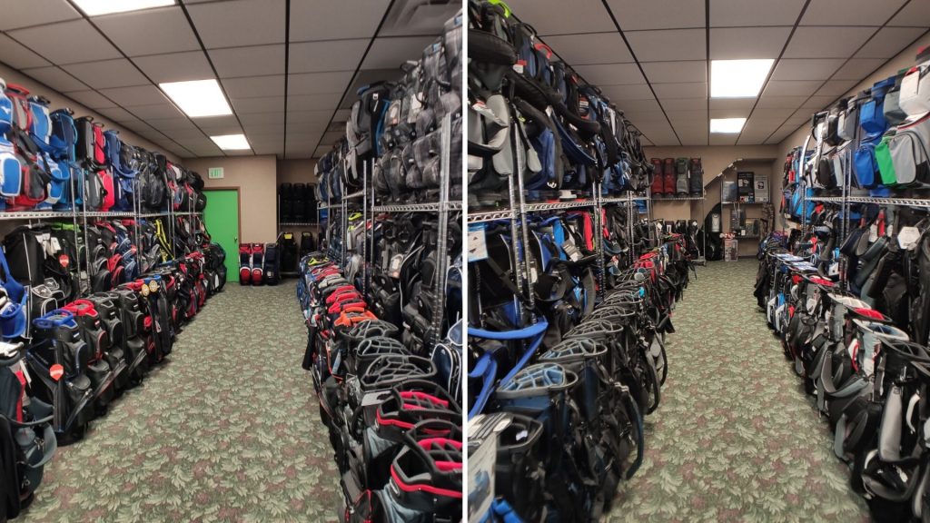 Golf Cart and Stand Bags at Howard's Golf