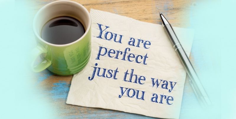 When you think you suck at golf just remember that you're perfect just the way you are.