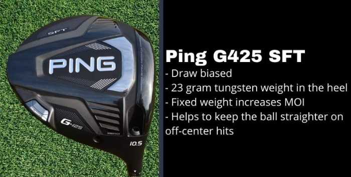 Ping G425 SFT Driver Key Features
