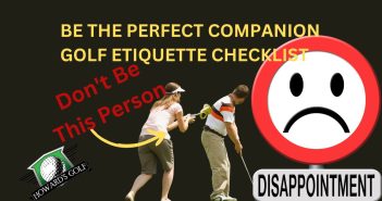 THE ULTIMATE GOLF ETIQUETTE CHECKLIST!! Golf Etiquette Checklist Cover Photo