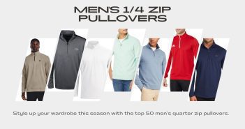 Men's Quarter Zip Pullover Feature Image