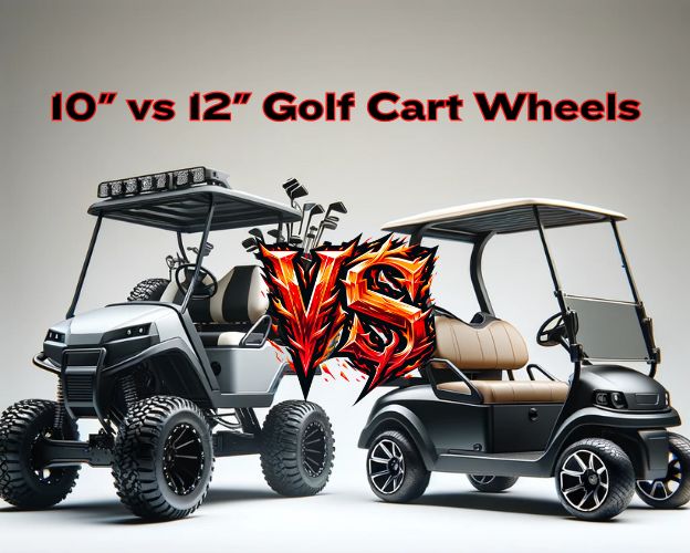 10 vs 12 Golf Cart Wheels image