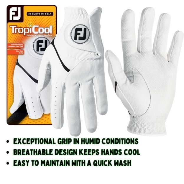 5 Best Golf Gloves for Sweaty Hands in Humid Weather 2024 5 FootJoy TropiCool Golf Glove
