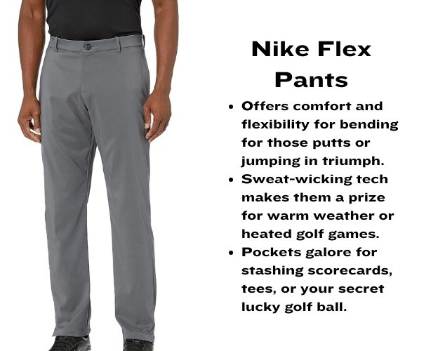 Nike Flex Pants with bullet points
