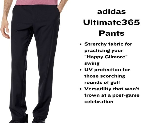 adidas Men's Ultimate365 Pants with Bullet Points